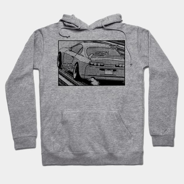 JZA80 Toyota Supra Manga Hoodie by thesupragoddess